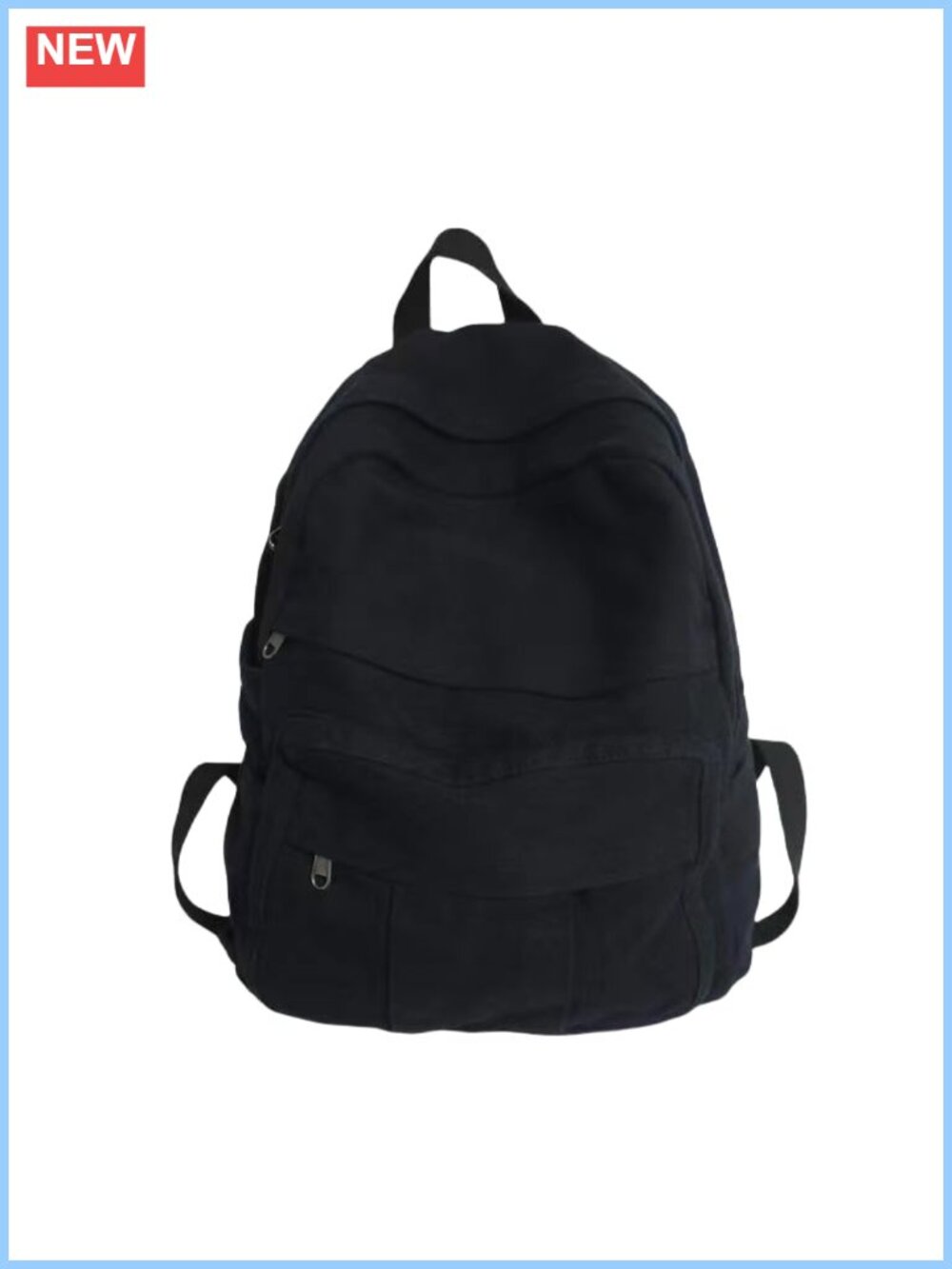 Canvas Backpack Boho Vintage School College Travel Lightweight